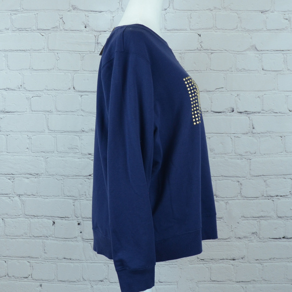 NWT MICHAEL KORS MK Lightweight Sweatshirt - Picture 4 of 8